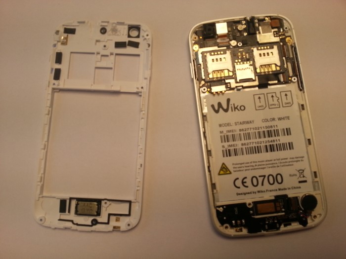 R&eacute;paration Wiko Stairway